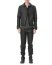 M.A Maurizio Amadei J1S SY 1.0 Men Silver Crosses Sleeve Diagonal Zip Biker Jacket Herren Jacke cow leather black hide m 4