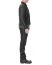 M.A Maurizio Amadei J1S SY 1.0 Men Silver Crosses Sleeve Diagonal Zip Biker Jacket Herren Jacke cow leather black hide m 7