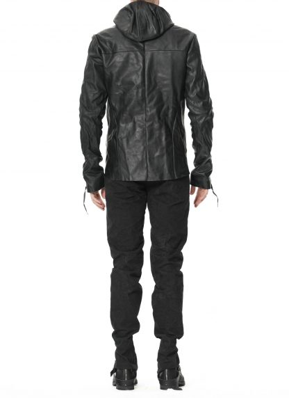 MA Maurizio Amadei J214DZHZ CUF 1.0 Men 4 Pocket Detachable Hood Biker Jacket Herren Jacke horse leather black hide m 7