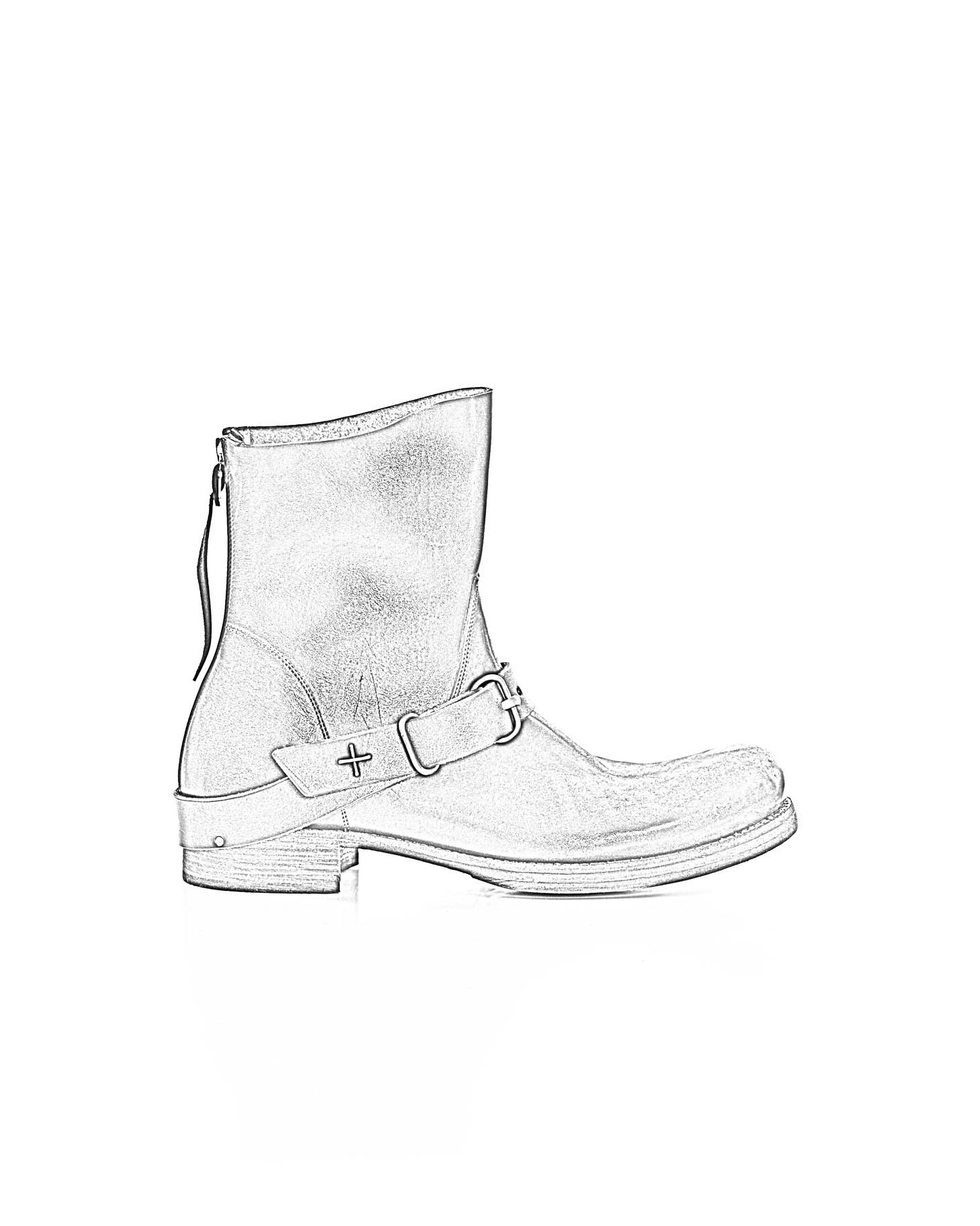 MA Maurizio Amadei S1C2Z CU 1.5 Men Goodyear Buckle Back Zipper Medium Boot Shoe Herren Schuh Stiefel horse leather black hide m 2 MA Maurizio Amadei S1C2Z CU 1.5 Men Goodyear Buckle Back Zipper Medium Boot Shoe Herren Schuh Stiefel horse leather black hide m 2