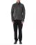 MA Maurizio Amadei macross H252DZ MJP1 Men Zipped Tall Collar Shirt Herren Hemd Jacke cotton jersey carbon hide m 5