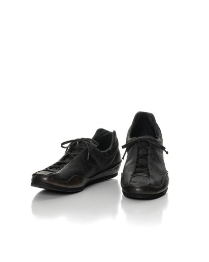 EMATYTE Men Low Top Sneaker TRITON herren schuh shoe waxed kangaroo leather dark green hide m 5