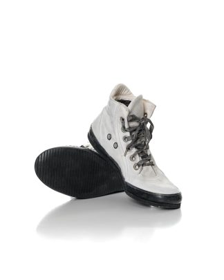 ADICIANNOVEVENTITRE AUGUSTA A1923 019 Men Sneaker herren shoe schuh dirty white horse leather black rubber sole hide m 1