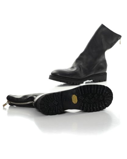 GUIDI 788V Men Back Zip Boot Vibram Sole herren schuh stiefel shoe horse leather black hide m 1