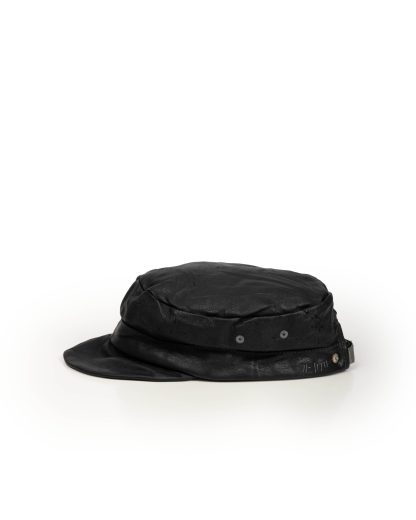 Taichi Murakami Work Cap Hat men women unisex kangaroo leather black hide m 3