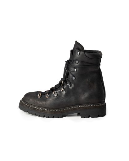 GUIDI 20 Men Trekking Boot Herren Schuh Stiefel Shoe modulated calf full grain leather vibram sole black hide m 5