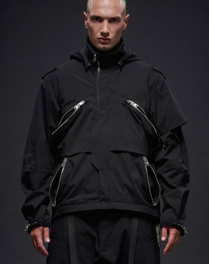 ACRONYM J1WB E Men Encapsulated Nylon Interops Jacket Herren Jacke lightshell black hide m 15