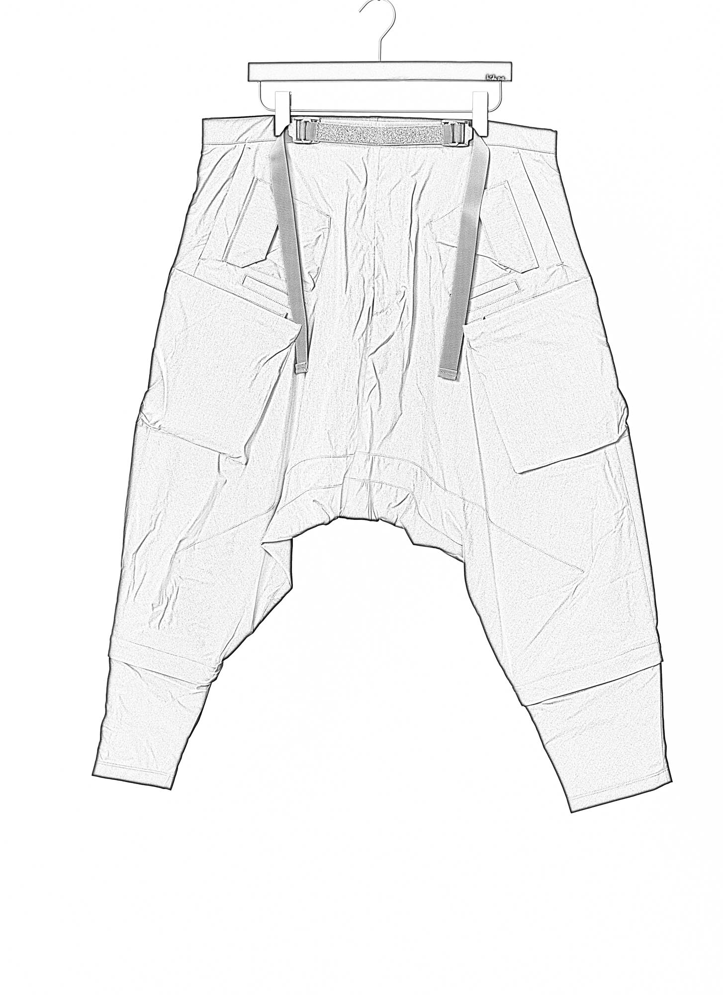 ACRONYM P30A E Men Encapsulated Nylon Web Belt Ultrawide Trousers Pants Herren Hose lightshell black hide m 2