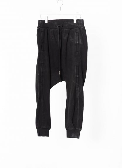 BORIS BIDJAN SABERI LONGJOHN3.RF F092 men transformable jogger sweatpants pants cotton black hide m 1