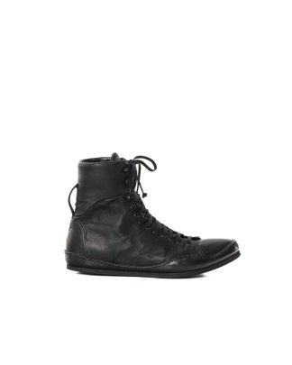 EMATYTE ESKIMO Men High Top Sneaker Herren Schuh Shoe waxed kangaroo leather black hide m 1
