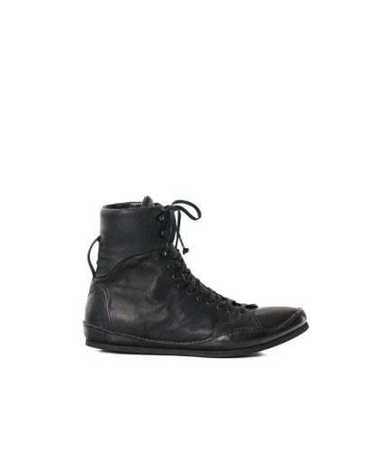 EMATYTE ESKIMO Men High Top Sneaker Herren Schuh Shoe waxed kangaroo leather black hide m 1