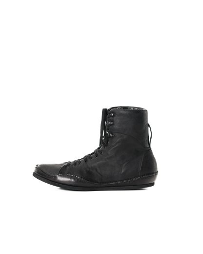 EMATYTE ESKIMO Men High Top Sneaker Herren Schuh Shoe waxed kangaroo leather black hide m 3