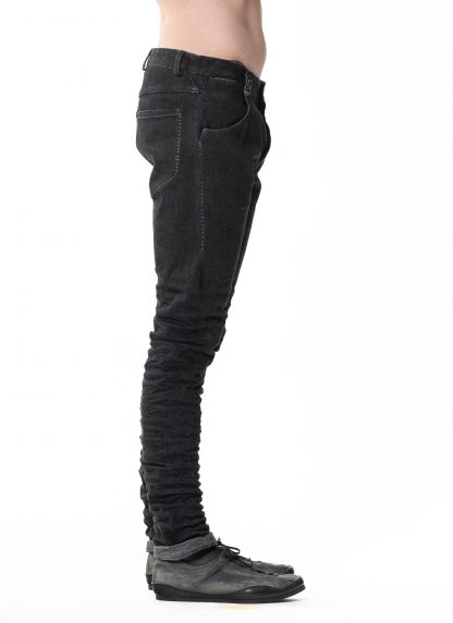 LAYER 0 Men 5 Pocket Pants 110 Herren Hose Jeans cotton black denim aged hide m 4