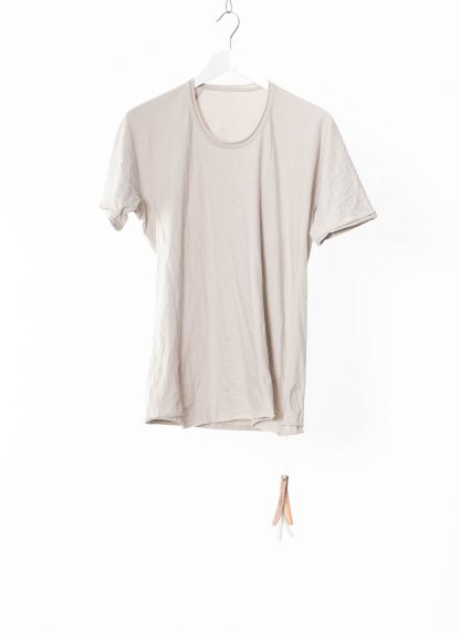 LAYER 0 Men Short Sleeve T Shirt 75 grey white cotton hide m 1