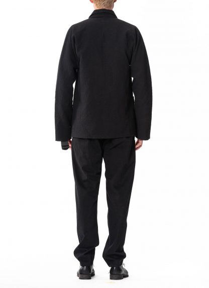 M.A Maurizio Amadei J253 CDG Men Utility Unlined Jacket cotton black hide m 6
