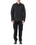 M.A Maurizio Amadei J253 CLST Men Utility Unlined Jacket cotton linen black hide m 4
