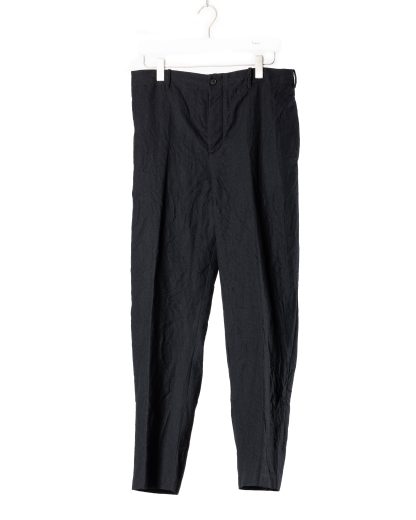 FORME D’EXPRESSION HP036 MTVB Men Slim Pullon Pants Herren Hose Trousers new wool ramie black hide m 1