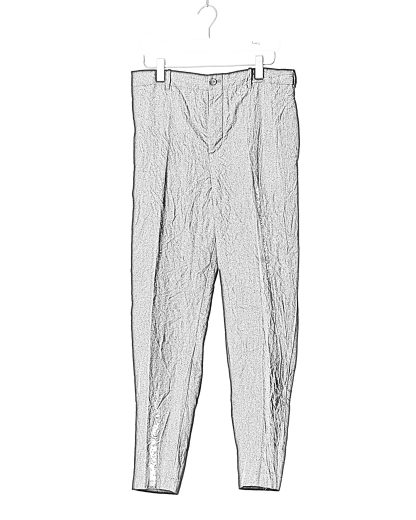 FORME D’EXPRESSION HP036 MTVB Men Slim Pullon Pants Herren Hose Trousers new wool ramie black hide m 2