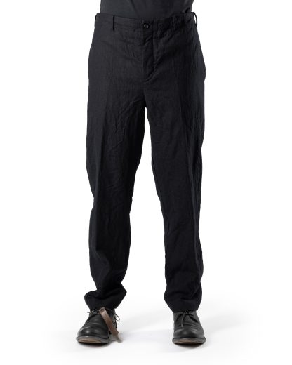 FORME D’EXPRESSION HP036 MTVB Men Slim Pullon Pants Herren Hose Trousers new wool ramie black hide m 3