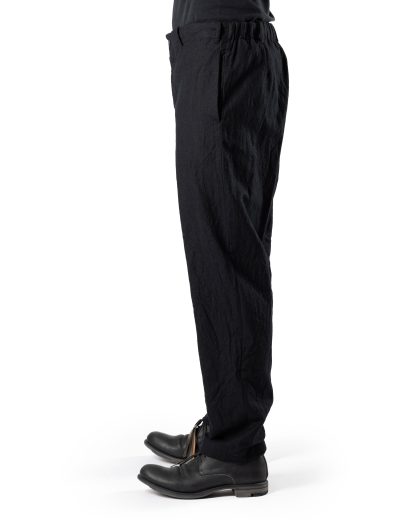 FORME D’EXPRESSION HP036 MTVB Men Slim Pullon Pants Herren Hose Trousers new wool ramie black hide m 4