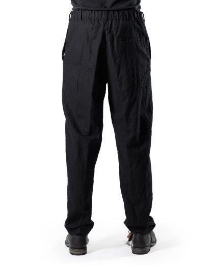 FORME D’EXPRESSION HP036 MTVB Men Slim Pullon Pants Herren Hose Trousers new wool ramie black hide m 5
