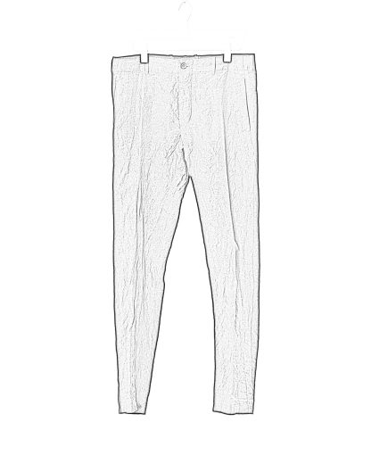FORME DEXPRESSION UP110 006B Men Contoured Pants 2.0 Herren Hose linen black hide m 2