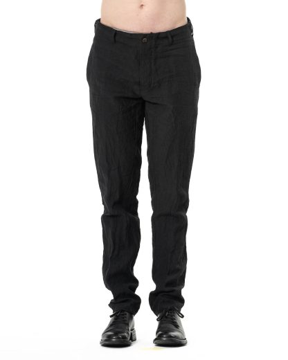 FORME DEXPRESSION UP110 006B Men Contoured Pants 2.0 Herren Hose linen black hide m 3