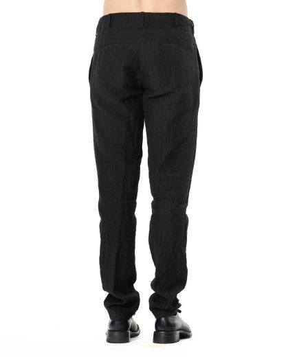 FORME DEXPRESSION UP110 006B Men Contoured Pants 2.0 Herren Hose linen black hide m 5