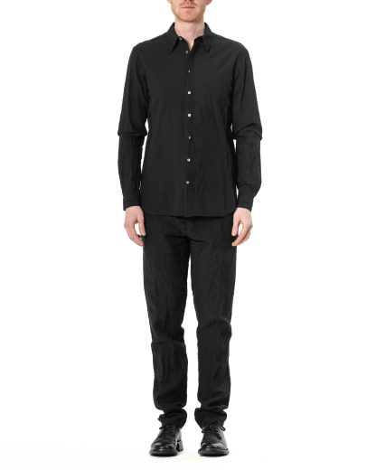 FORME DEXPRESSION US009 FCCB Men Plaquette Shirt Herren Hemd cotton black hide m 3