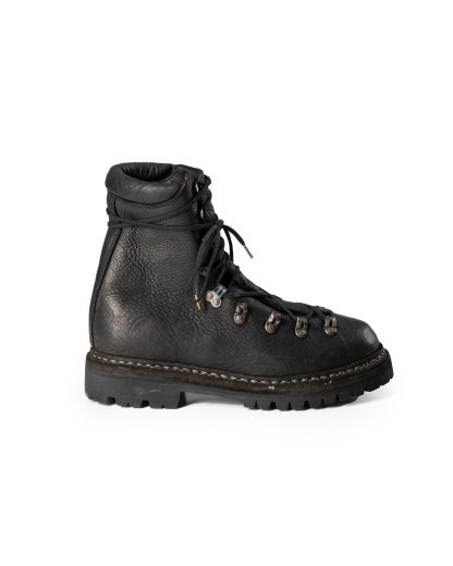 GUIDI 20 Men Trekking Boot Herren Stiefel Schuh Shoe modulated bison full grain leather vibram sole black hide m 1