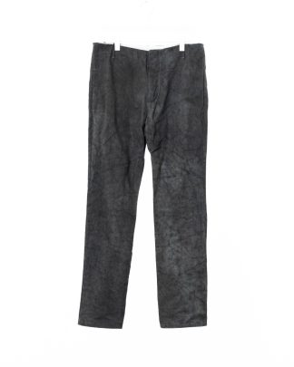 KANG MP 011 COHAX CD Men Back Split Low Crotch Pants Herren Hose Trousers cotton waxed off black hide m 1