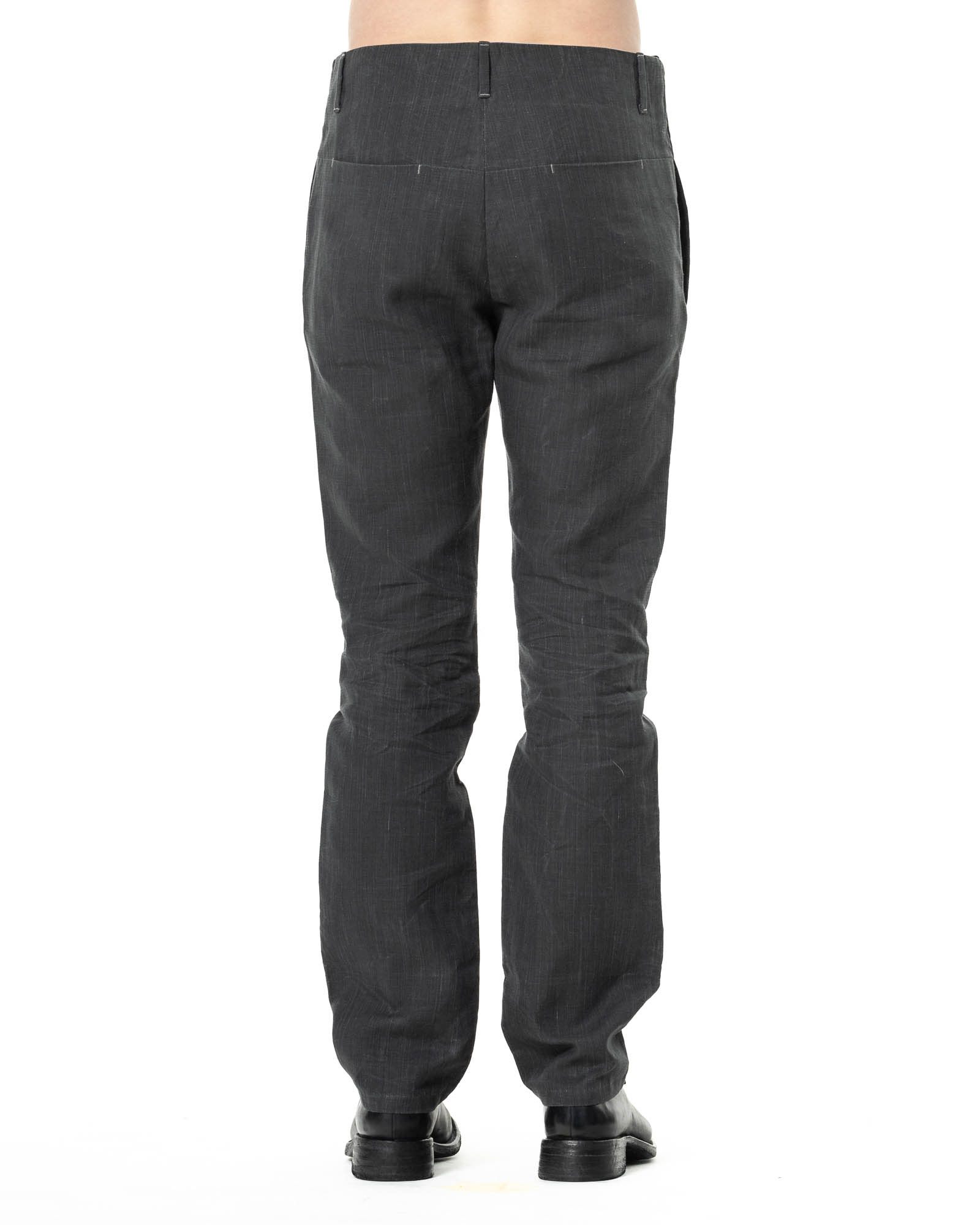 Split Rear Pants hide-m | KANG Men Back Split Low Crotch Pants, black