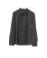 KANG MSHR 005 LY DEPCHEC Men Back Split Relaxed Fit Shirt Herren Hemd cotton silk dark grey hide m 1