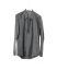 KANG MSHR 012 MO DEPCHEC Men Hand Stitched Hem Border Relaxed Fit Shirt Herren Hemd cotton silk grey hide m 1