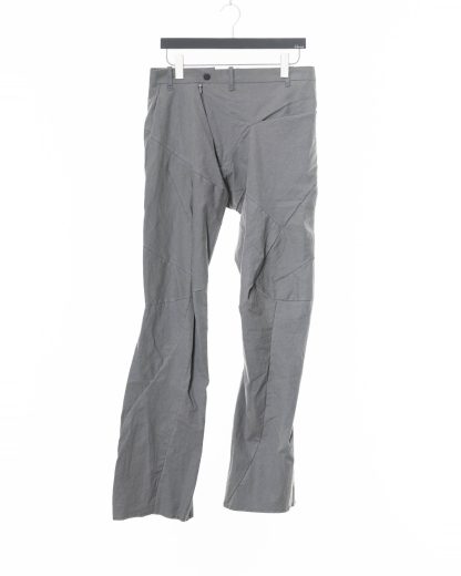 LEON EMANUEL BLANCK DIS M BCP 01 Men Distortion Bootcut Pants Herren Hose solid linen cotton ea dark grey hide m 1