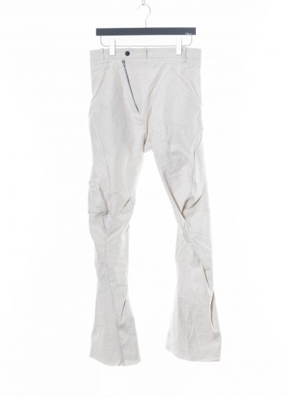 LEON EMANUEL BLANCK DIS M SCULP 01 Men Distortion Sculpture Pants linen cotton elastan natural hide m 1