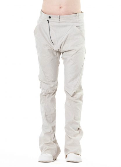 LEON EMANUEL BLANCK DIS M SCULP 01 Men Distortion Sculpture Pants linen cotton elastan natural hide m 3