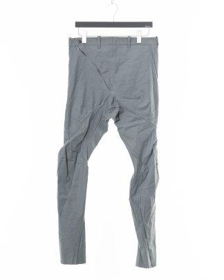 LEON EMANUEL BLANCK DIS M SKCP 01 Men Distortion Skinny Pants Herren Hose cotton linen twill elasthan grey hide m 1