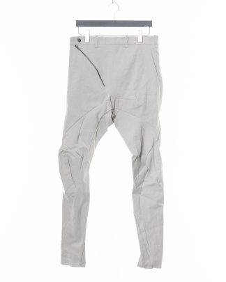 LEON EMANUEL BLANCK DIS M SKCP 01 Men Distortion Skinny Pants Herren Hose cotton ultra weave elasthan light grey hide m 1