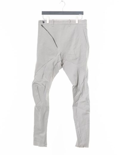 LEON EMANUEL BLANCK DIS M SKCP 01 Men Distortion Skinny Pants Herren Hose cotton ultra weave elasthan light grey hide m 1