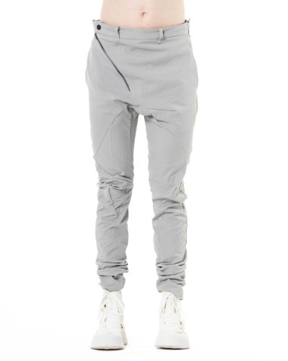 LEON EMANUEL BLANCK DIS M SKCP 01 Men Distortion Skinny Pants Herren Hose cotton ultra weave elasthan light grey hide m 3