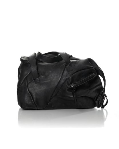 LEON EMANUEL BLANCK DIS WEB 01 S Weekender Bag small horse leather black hide m 1