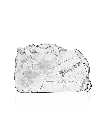 LEON EMANUEL BLANCK DIS WEB 01 S Weekender Bag small horse leather black hide m 2
