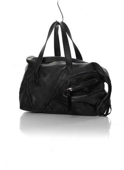 LEON EMANUEL BLANCK DIS WEB 01 S Weekender Bag small horse leather black hide m 3