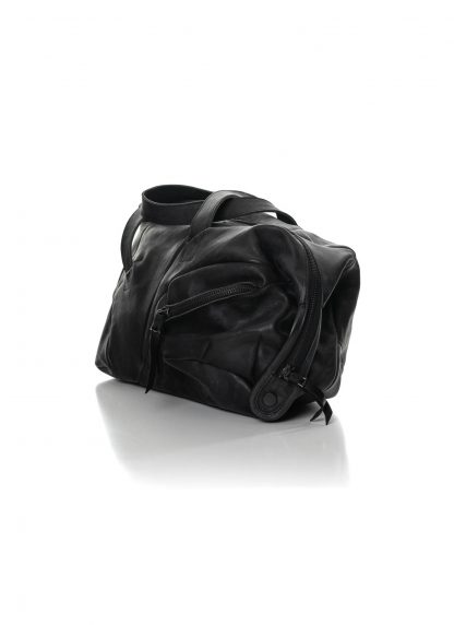 LEON EMANUEL BLANCK DIS WEB 01 S Weekender Bag small horse leather black hide m 5