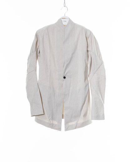 LEON EMANUEL BLANCK FP M SB 01 Men Forced Short Blazer Herren Jacke linen cotton elastan natural hide m 1