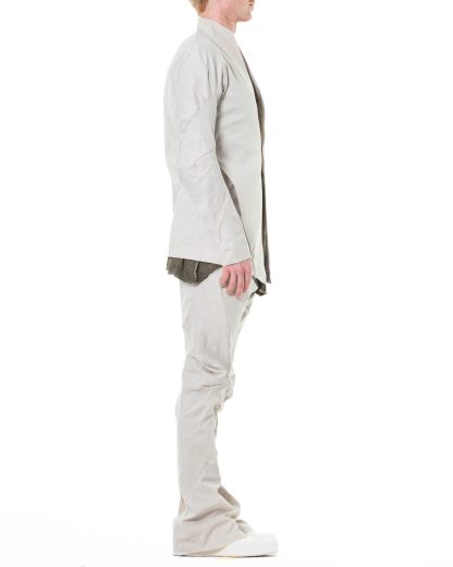 LEON EMANUEL BLANCK FP M SB 01 Men Forced Short Blazer Herren Jacke linen cotton elastan natural hide m 6