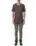 LABEL UNDER CONSTURCTION Men Arched Tshirt Herren Tee cotton lightweight medium grey hide m 3