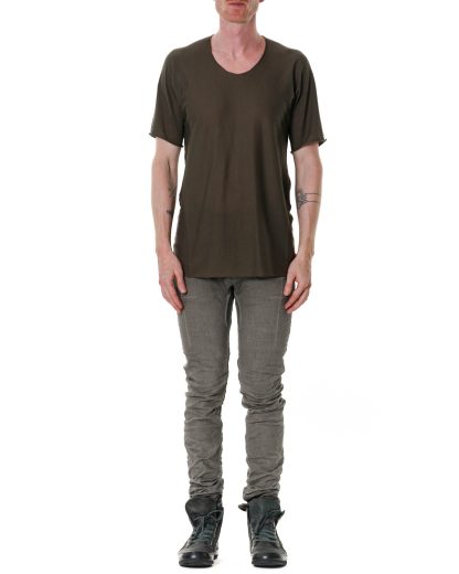 LABEL UNDER CONSTURCTION Men Arched Tshirt Herren Tee cotton lightweight military hide m 3