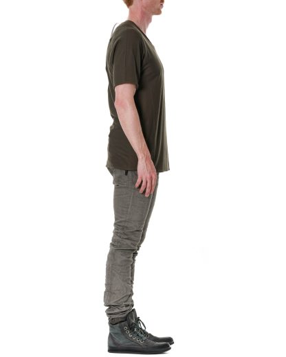 LABEL UNDER CONSTURCTION Men Arched Tshirt Herren Tee cotton lightweight military hide m 4